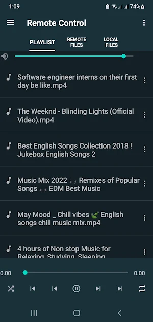 Vlc Remote Control Screenshot 1
