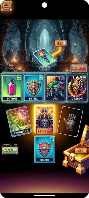 Pyrocrawl : Dungeon Deck Screenshot 2
