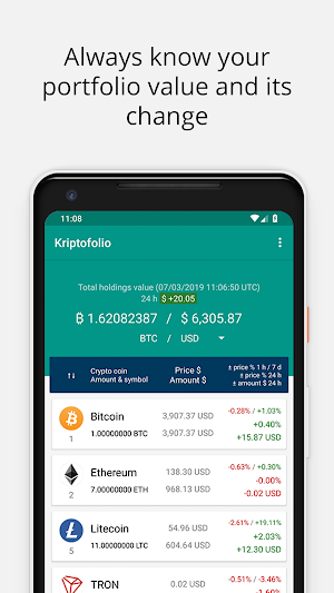 Kriptofolio Screenshot 3