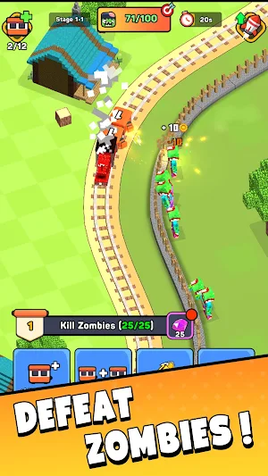 Merge Train Minicraft Screenshot 2