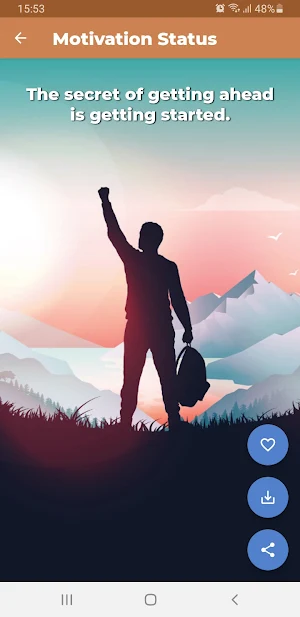 Motivation Status Quotes Screenshot 2