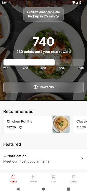 Lucille's American Cafe Screenshot 0