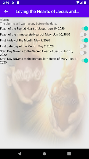 Loving the Hearts of Jesus and Mary Screenshot 1