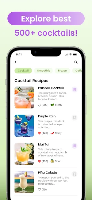 MixaAI – AI Coctail Recipes Screenshot 1