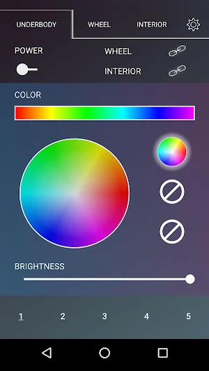 LEDGlow Automotive Control Screenshot 0