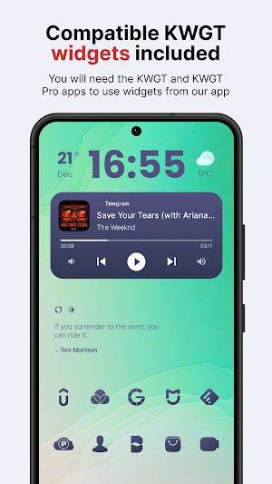 Lena Dark: Shapeless Icon Pack Screenshot 2