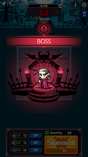 Heroes vs. Evil: Gacha defense Screenshot 1