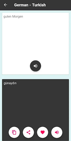Turkish-German Translator Screenshot 3