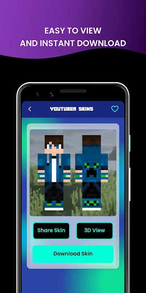 Youtuber Skins for Minecraft Screenshot 3
