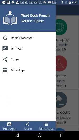 Word Book English to French Screenshot 3