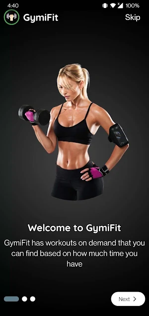 GymiFit Screenshot 1