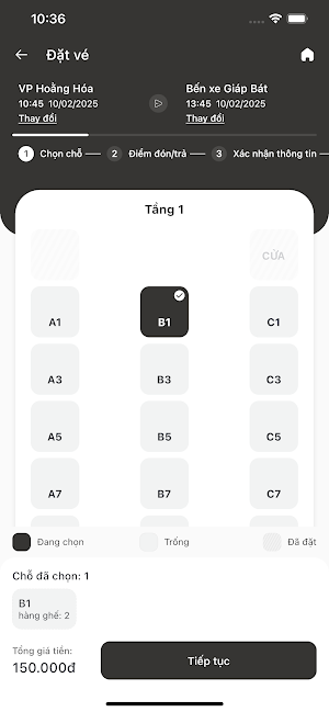 Nhà Xe Cương Lĩnh Screenshot 2
