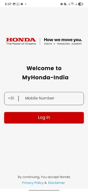 MyHonda-India Screenshot 0