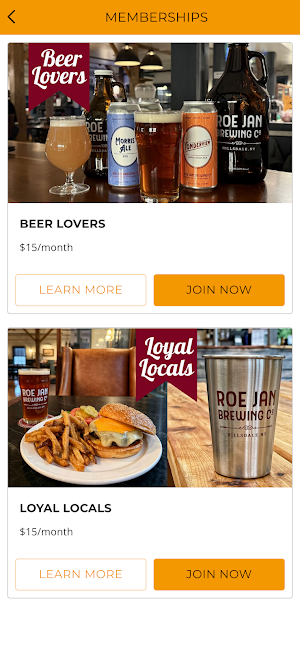 Roe Jan Brewing Company Screenshot 1