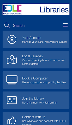 East Dunbartonshire Libraries Screenshot 0