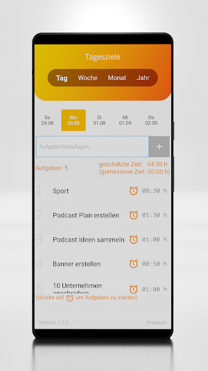 GoalGettr Todo Screenshot 0
