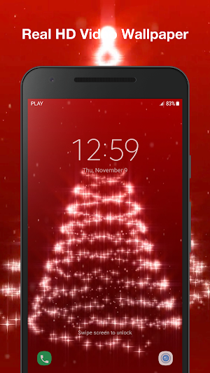 3D Christmas Tree Live Wallpaper Screenshot 2