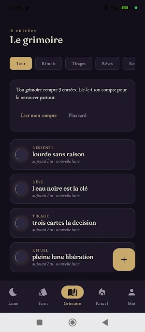 Armoise —Lune, Tarot, Grimoire Screenshot 2