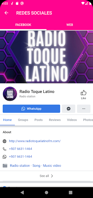 Radio Toque Latino Screenshot 3