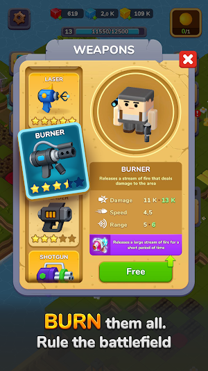 Cube Survivor io: Shoot cubes Screenshot 2