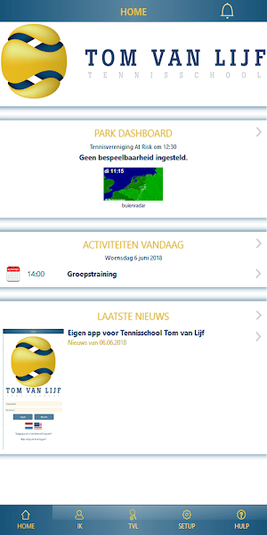 Tennisschool Tom van Lijf Screenshot 1