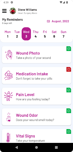 MyHealthPal Patient Screenshot 3