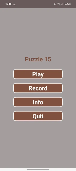 Puzzle15 Screenshot 0