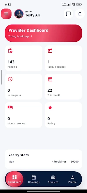 salihly provider Screenshot 1