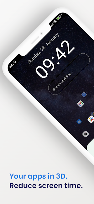 Detox 3D Launcher Minimalist Screenshot 2