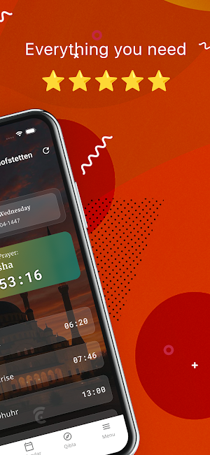 Prayer Times & Qibla Finder Screenshot 1