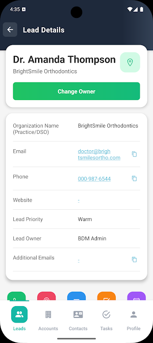 orthobrain CRM Screenshot 1