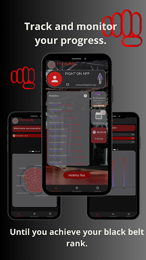 FIGHT ON-Martial Mobility App Screenshot 1