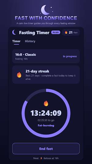 Fasting Timer: Intermittent Screenshot 0