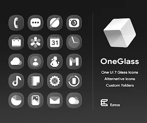 OneGlass 7 - Icon Pack Screenshot 0