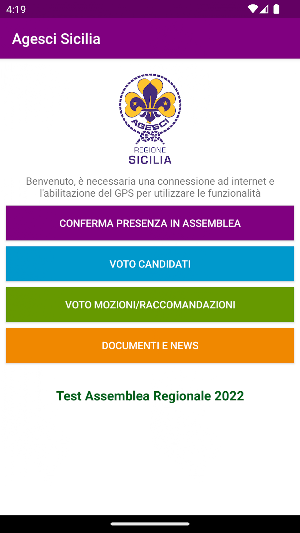Agesci Sicilia Indaba Screenshot 2