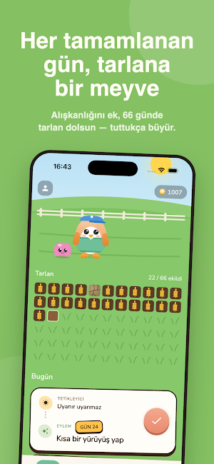 Hibiko · 1 alışkanlık, 66 gün. Screenshot 1
