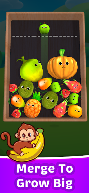 The Watermelon Game - Match 3d Screenshot 1