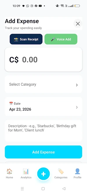 Expense Tracker - BudgetPal Screenshot 2