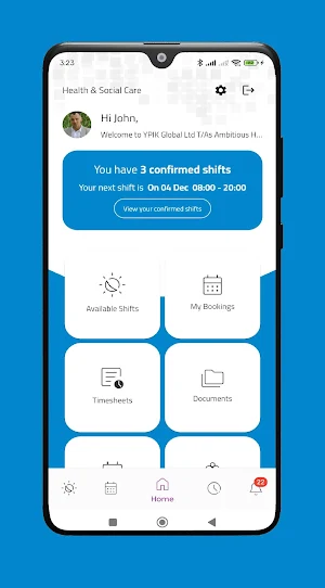 Ambitious Healthcare App Screenshot 1