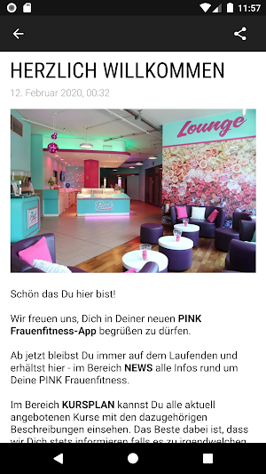 PINK Frauen Fitness Screenshot 3