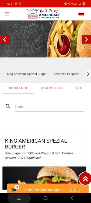 King American Burger Screenshot 1