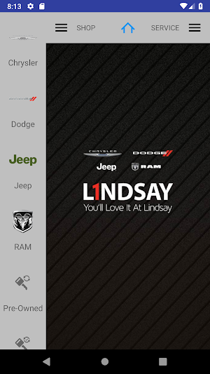 Lindsay Chrysler Dodge Jeep Screenshot 0