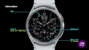 JW132 jwstudio watchface Screenshot 1