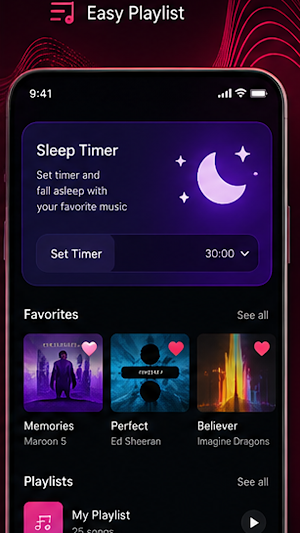 offline mp3 music player app Screenshot 0