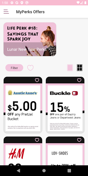 Fox Valley MyPerks Screenshot 1