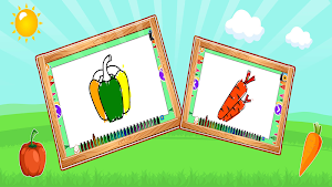 Learn Vegetable Names ABC Game Screenshot 1