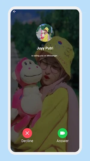 Juyy Putri Call Simulator Screenshot 1