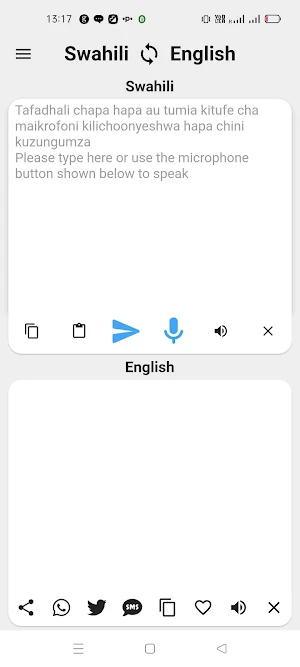 Swahili To English Translator Screenshot 0