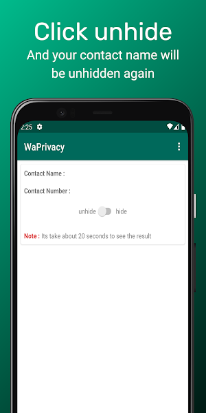 WaPrivacy :Hide Contact Screenshot 2