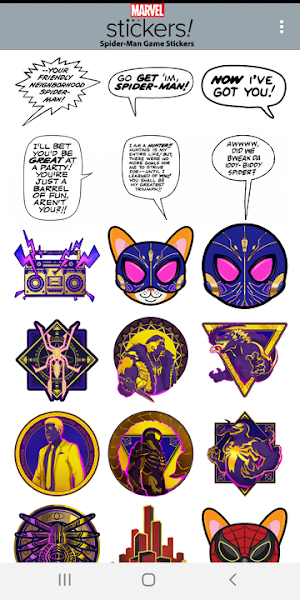 Spider-Man Game Stickers Screenshot 3